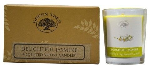 Green Tree Green Tree Geurkaars delightful jasmine votive (55 gr)