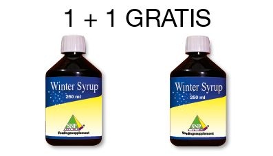 SNP Winter siroop aktie 1 + 1 (500 ml)