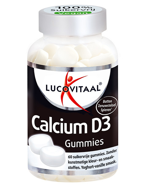 Lucovitaal Lucovitaal Calcium D3 gum (60 tab)