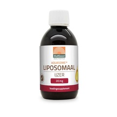 Mattisson Aquasome liposomaal ijzer 20mg citrussmaak (250 ml)