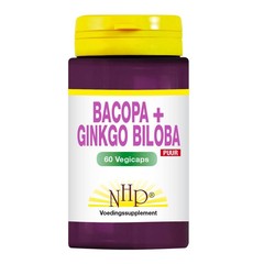 NHP Bacopa met ginkgo biloba puur (60 vega caps)