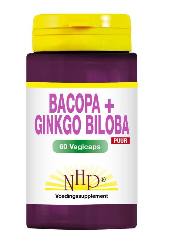 NHP NHP Bacopa met ginkgo biloba puur (60 vega caps)