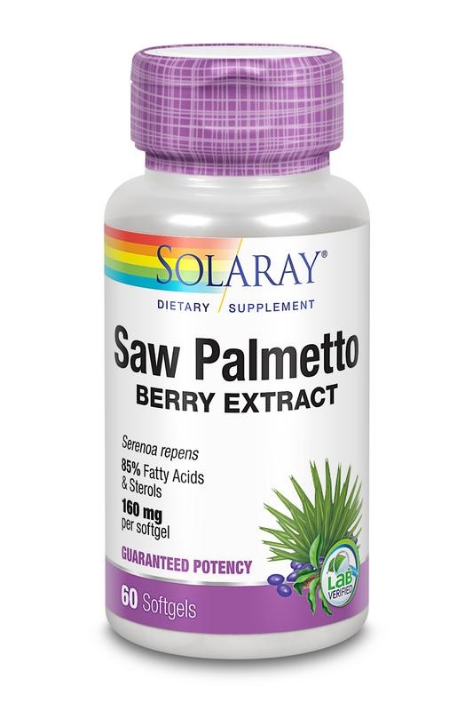 Solaray Serenoa zaagpalm besextract 160 mg (60 softgels)
