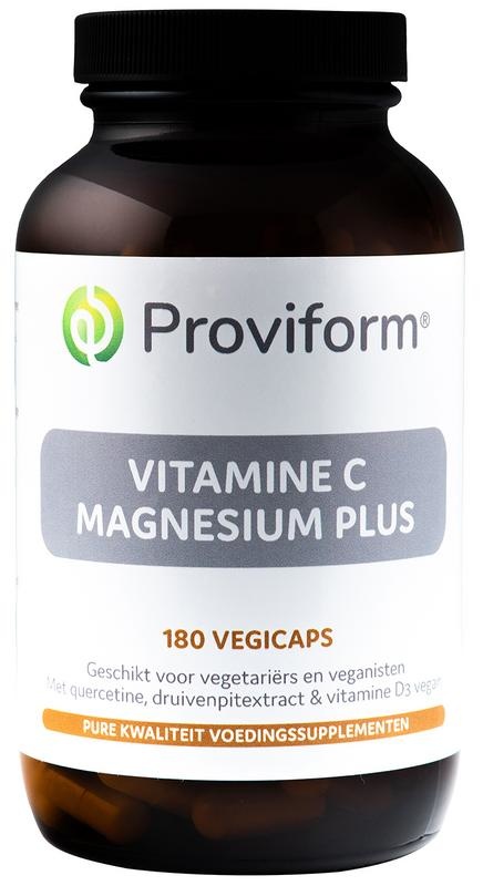 Proviform Proviform Vitamine C magnesium plus quercetine D3 (180 vega caps)