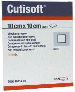 Cutisoft Cutisoft Vliescompressen steriel 10 x 10cm (25 st)