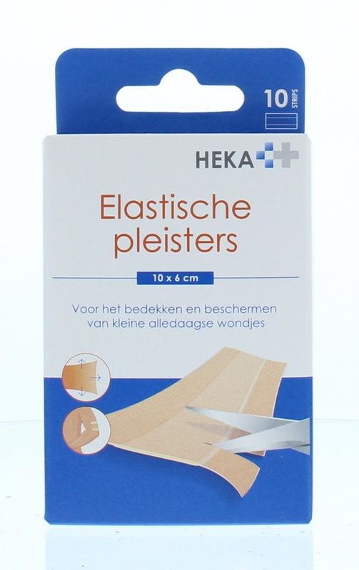Heka Elastische pleister 10 x 6 cm (10 stuks)