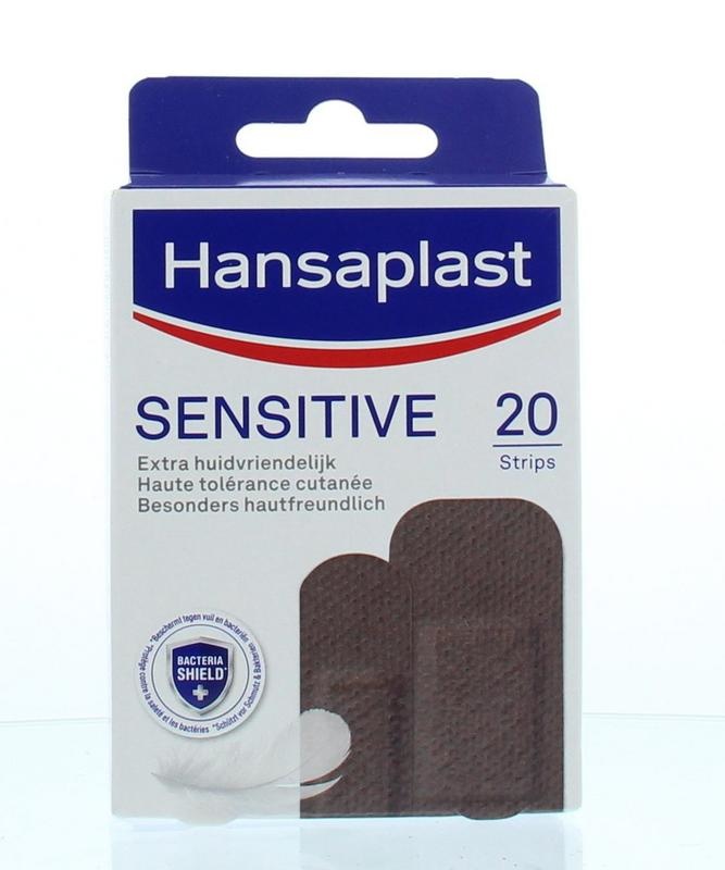 Hansaplast Hansaplast Sensitive skintone medium dark (20 st)