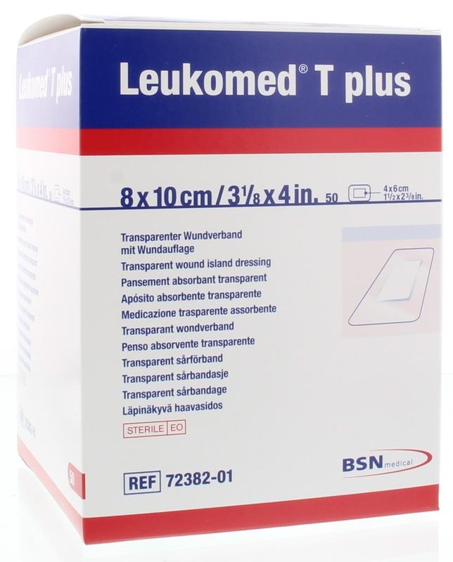 Leukomed T plus 8.0 x 10cm (50 st)