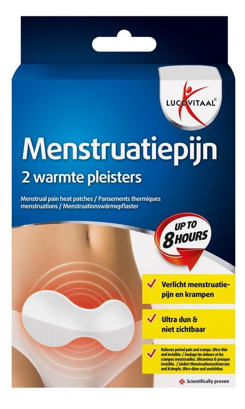 Lucovitaal Lucovitaal Menstruatie pleister (2 st)
