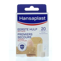 Hansaplast Eerste hulp mixpack pleisters (20 st)