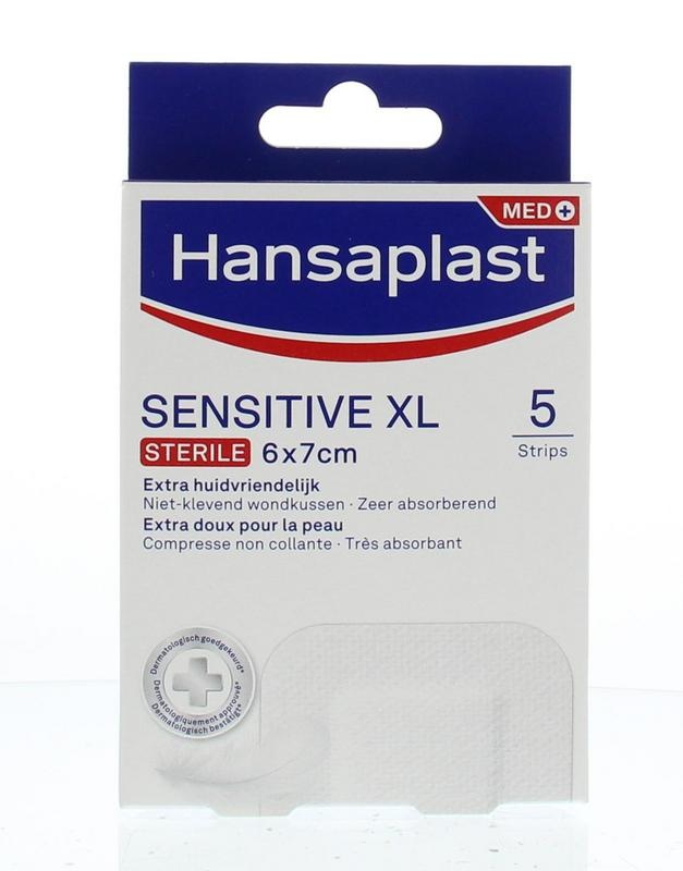 Hansaplast Hansaplast Pleister sensitive XL (5 st)