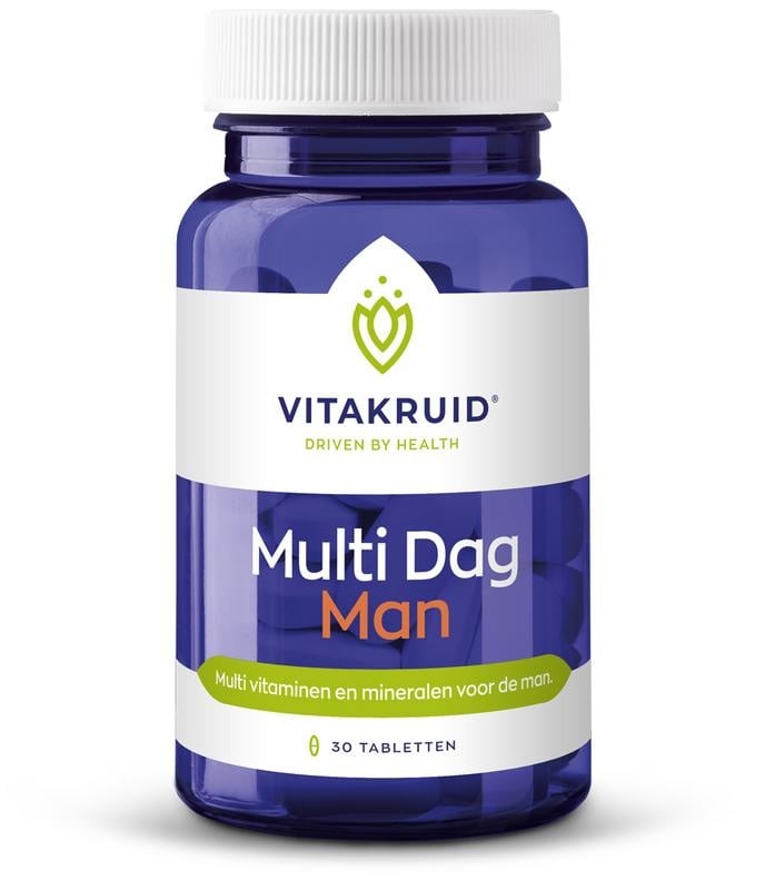 Vitakruid Multi dag man (30 tabletten)
