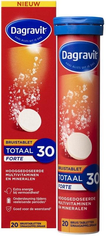 Dagravit Dagravit Totaal 30 forte bruis (20 Bruistab)