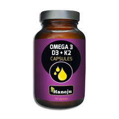 Hanoju Omega 3 & D3 en K2 (90 caps)