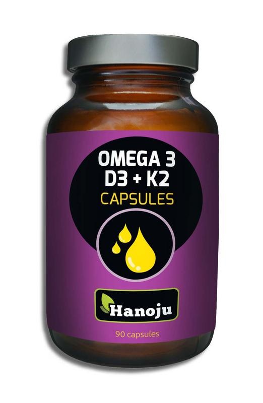 Hanoju Hanoju Omega 3 & D3 en K2 (90 caps)