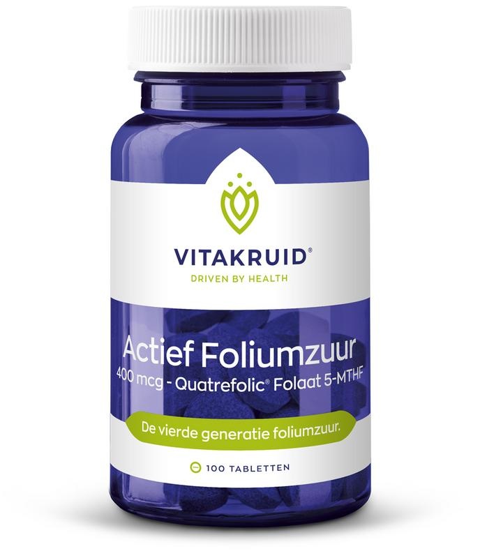 Actief Foliumzuur Quatrefolic 5-MTHF 400 mcg