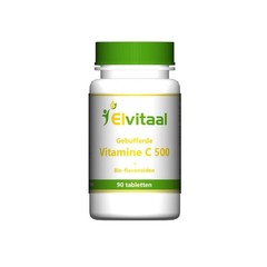 Elvitaal/elvitum Gebufferde vitamine C 500mg (90 tab)