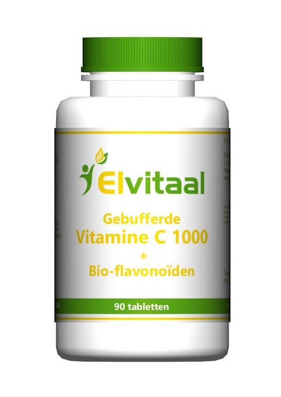 Elvitaal Elvitaal/elvitum Gebufferde vitamine C 1000mg (90 tab)