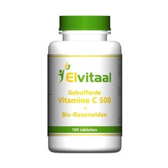 Elvitaal/elvitum Gebufferde vitamine C 500mg (180 tab)