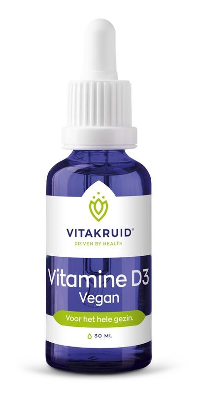 Vitakruid Vitakruid Vitamine D3 vegan druppels (30 ml)