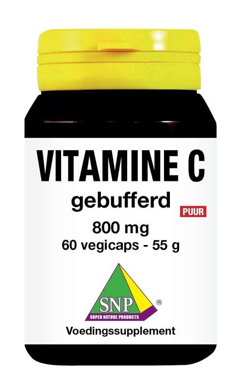 SNP SNP Vitamine C 800 mg gebufferd puur (60 vega caps)