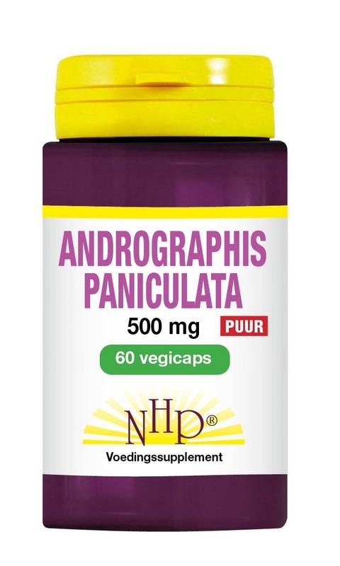 NHP Andrographis paniculata 500 mg puur (60 vcaps)