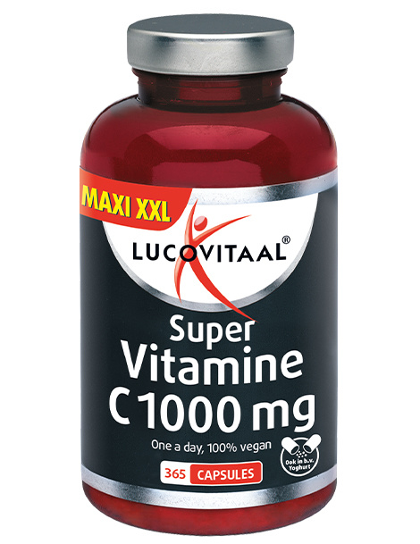 Lucovitaal Lucovitaal Vitamine C 1000mg vegan (365 caps)