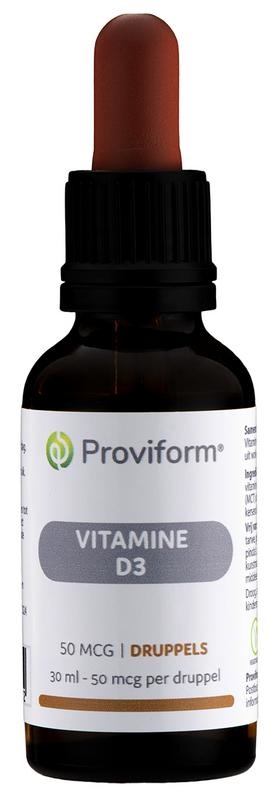 Proviform Proviform Vitamine D3 50mcg druppels (30 ml)