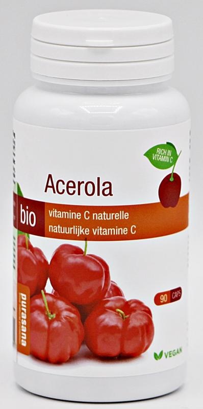 Purasana Purasana Acerola vegan bio (90 caps)