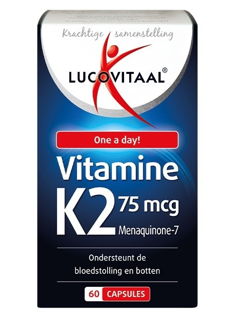 Lucovitaal Lucovitaal Vitamine K2 75mcg (60 caps)