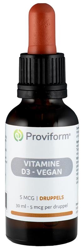 Proviform Proviform Vitamine D3 5mcg vegan druppels (30 ml)