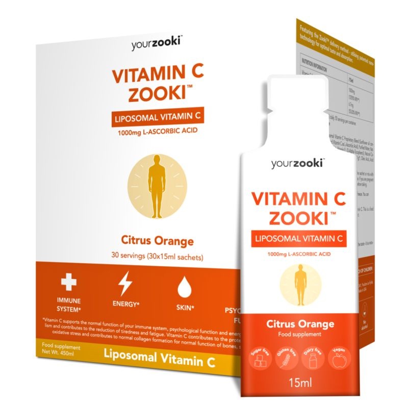 Yourzooki Vitamine C liposomaal (30 sachets)