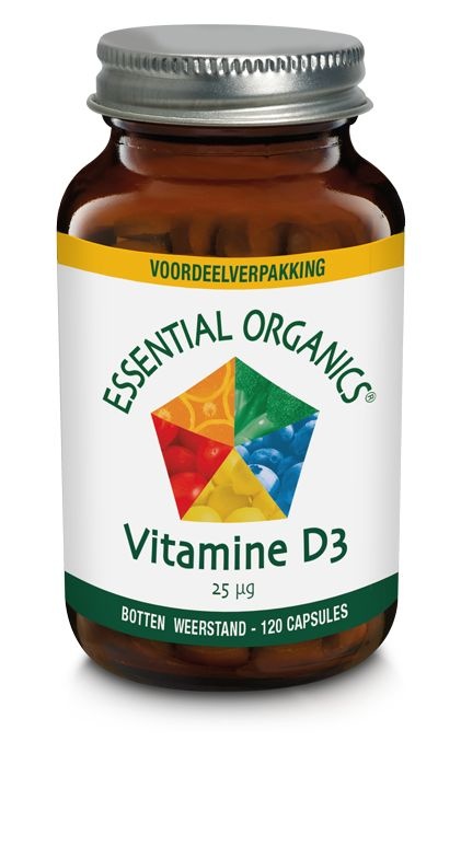 Essential Organ Vitamine D3 25 mcg (120 capsules)