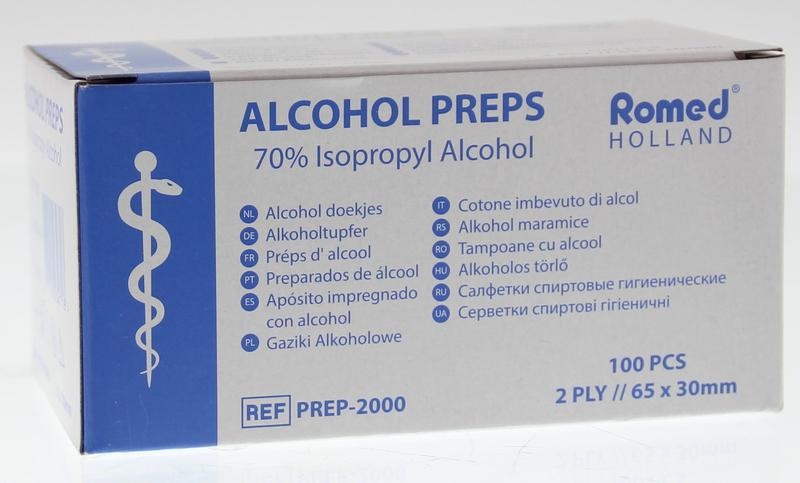 Romed Romed Alcoholdoekjes (100 st)