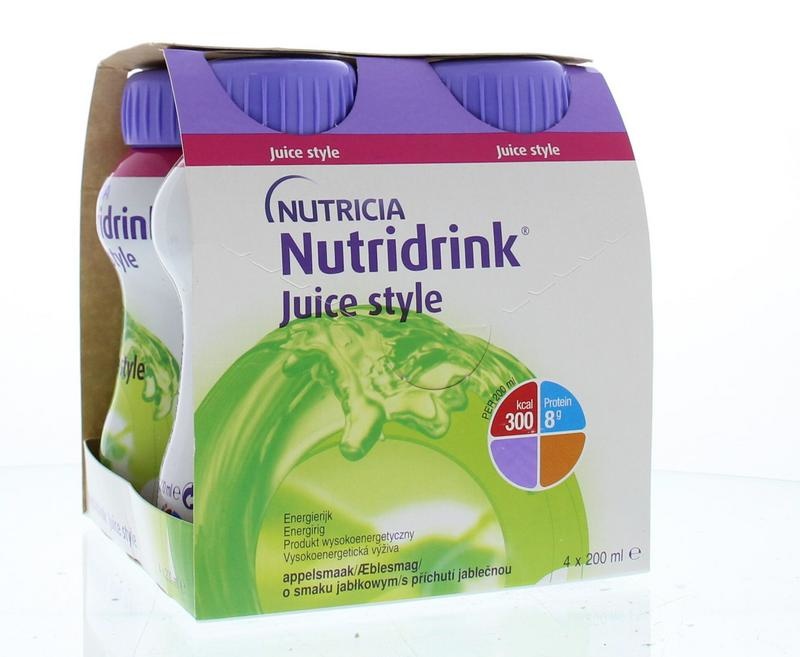 Nutridrink Nutridrink Juice style appel (4 st)