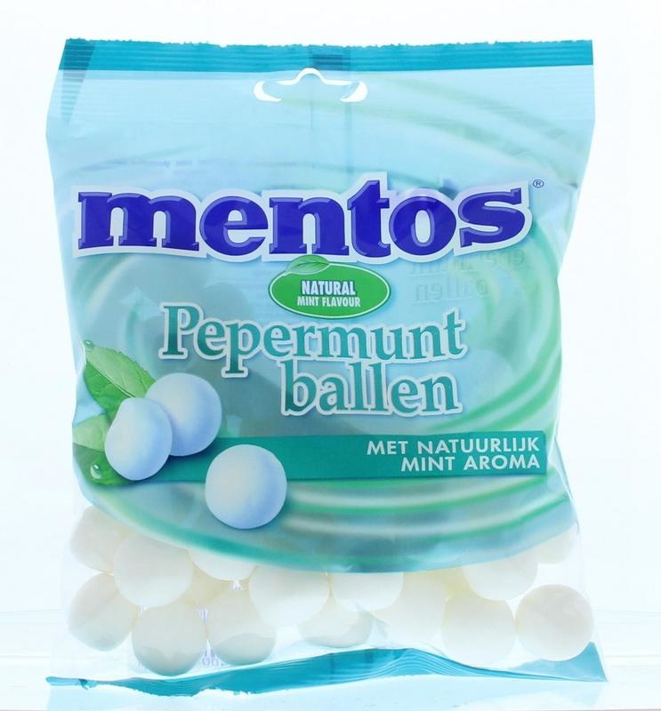 Mentos Mentos Pepermuntballen (242 gr)