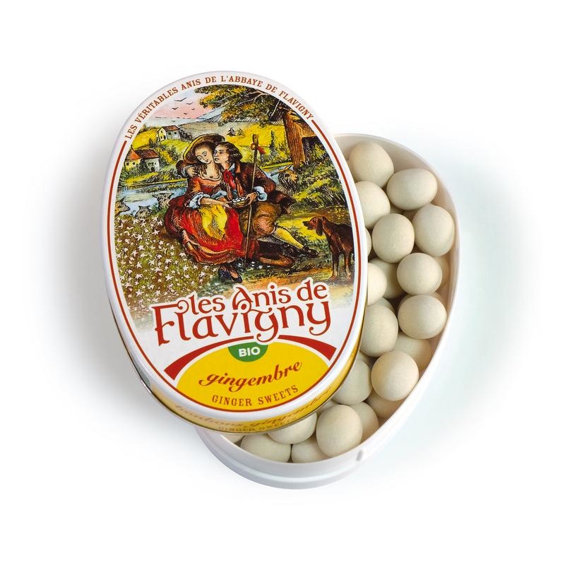 Anis de Flavigny Anis de Flavigny Anijspastilles gember bio (50 gr)