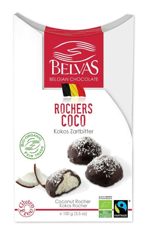 Belvas Belvas Kokos rocher bio (100 gr)