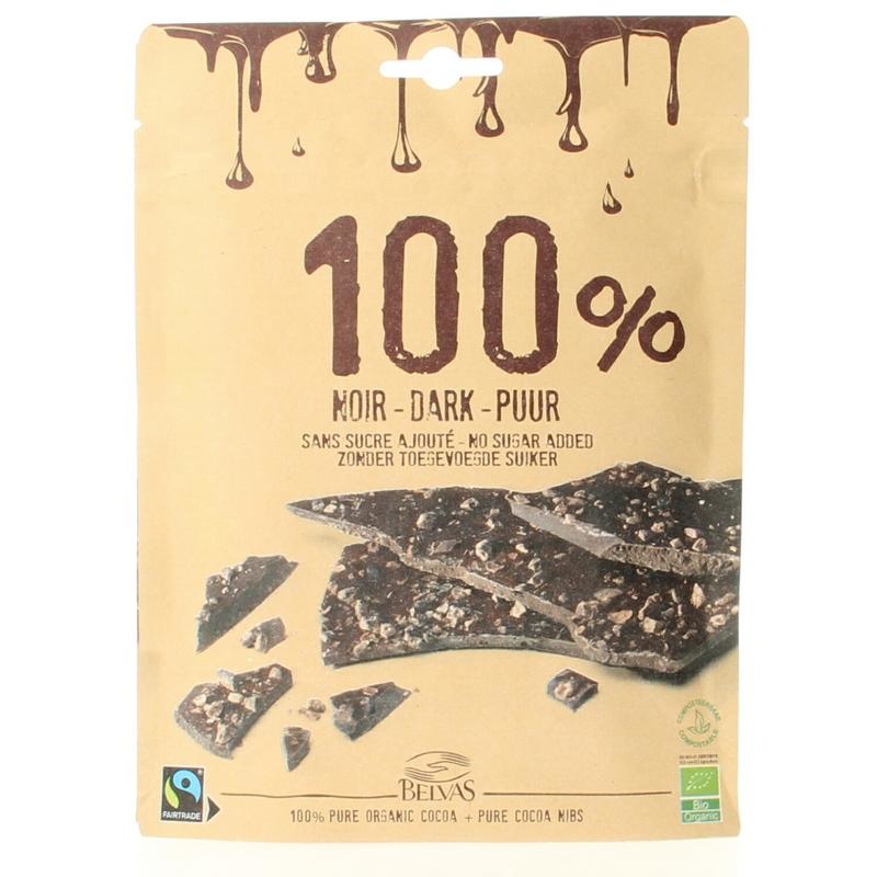 Belvas Belvas Thins dark 100% bio (80 gr)