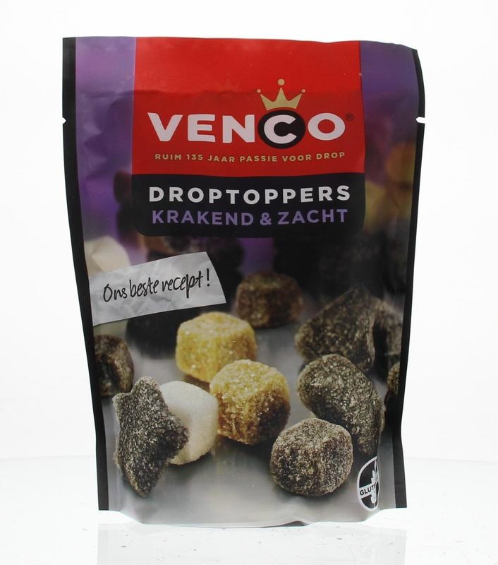 Venco Venco Droptoppers krakend en zacht (190 gr)