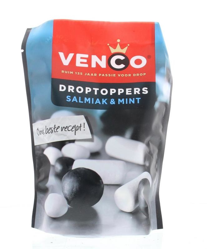 Venco Venco Droptoppers salmiak mint (210 gr)