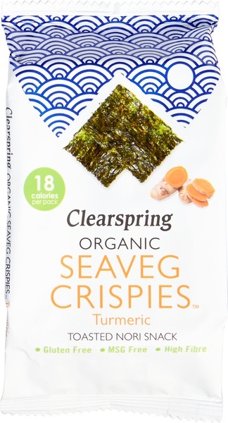 Clearspring Seaveg crispies turmeric bio (4 gram)