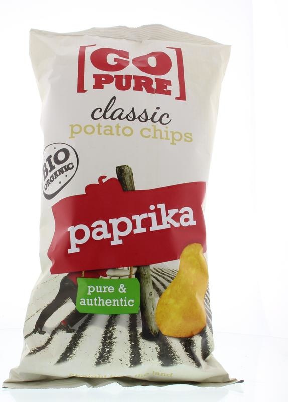 Go Pure Go Pure Chips paprika bio (125 gr)