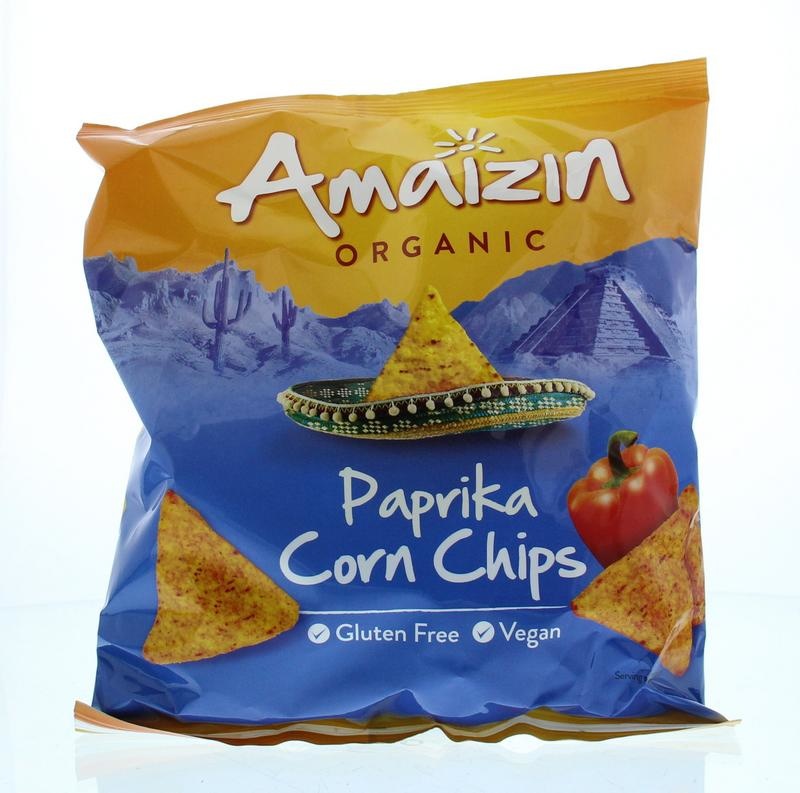 Amaizin Corn chips paprika bio (75 gram)