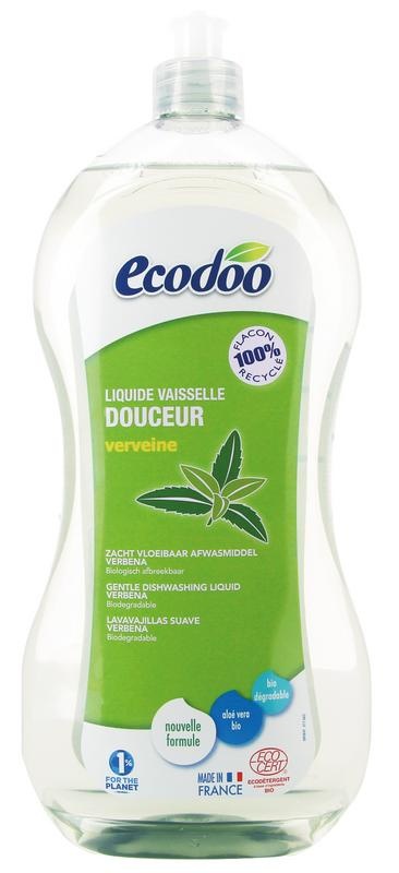 Ecodoo Ecodoo Afwasmiddel vloeibaar zacht verbena bio (1 ltr)