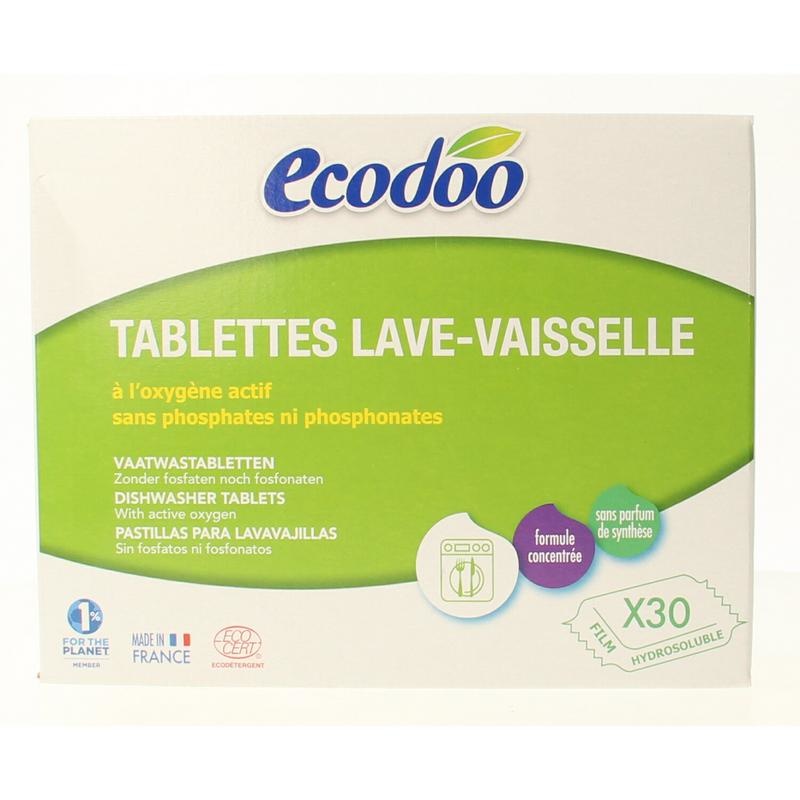 Ecodoo Ecodoo Vaatwasmachine tablets bio (30 st)