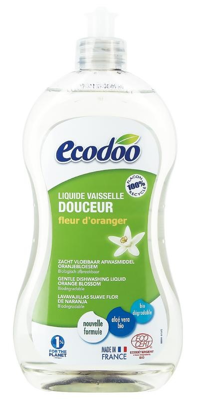 Ecodoo Ecodoo Afwasmiddel vloeibaar zacht oranjebloesem bio (500 ml)