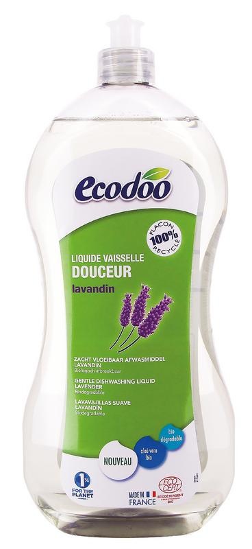 Ecodoo Ecodoo Afwasmiddel vloeibaar zacht lavandin bio (1 ltr)