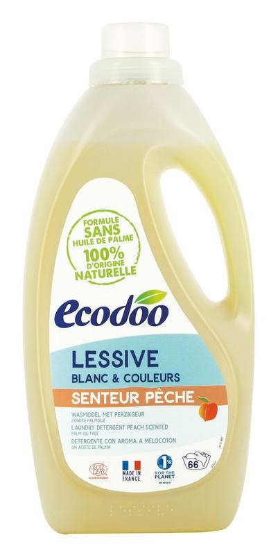 Ecodoo Ecodoo Wasmiddel vloeibaar perzik bio (2 ltr)