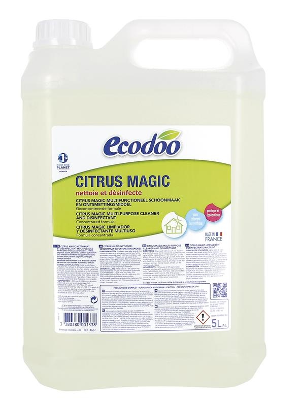 Ecodoo Ecodoo Schoonmaakmiddel citrus navul jerrycan bio (5 ltr)